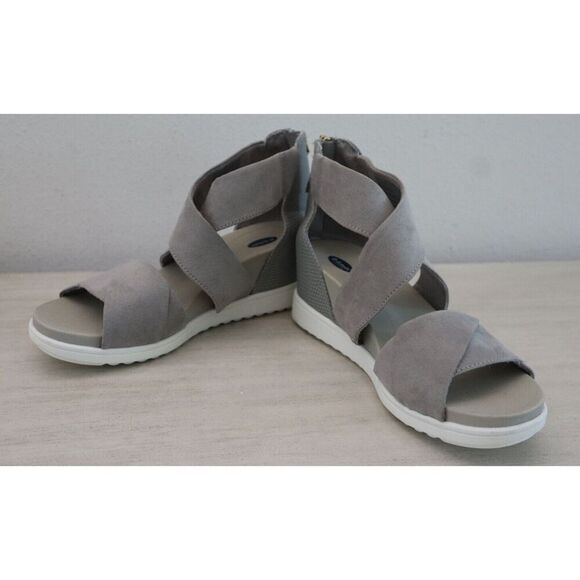 Dr. Scholls NMT144-910 Women Sz 7 Gray Golden Hour Wedge Sporty Sandals - Picture 1 of 8